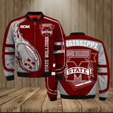 20% OFF Men's Mississippi State Bulldogs Jacket 3D Printed Plus Size 4XL 5XL