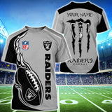 18% OFF Monster Energy Las Vegas Raiders T Shirts Men Custom Name