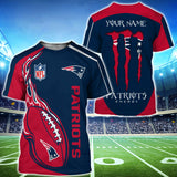 18% OFF Monster Energy New England Patriots T Shirts Men Custom Name