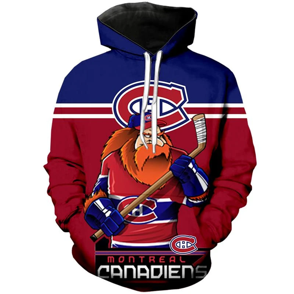 Montreal Canadiens Hoodie Mascot 3D Printed