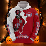 20% SALE OFF Montreal Canadiens Skull Hoodies Cheap Now