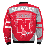 20% OFF Men's Nebraska Cornhuskers Jacket 3D Printed Plus Size 4XL 5XL