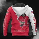 Buy Nebraska Huskers Skull Hoodies - Get 20% OFF Now