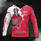 Buy Nebraska Huskers Skull Hoodies - Get 20% OFF Now