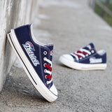 New England Patriots Custom Shoes Low Top Canvas Shoes
