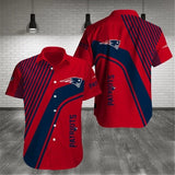 New England Patriots Hawaiian Shirts Pattern Stripe