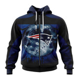 15% OFF Cheap New England Patriots Hoodies Halloween Custom Name & Number