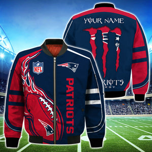 20% OFF New England Patriots Jackets Mens Monter Energy Custom Name