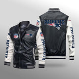 New England Patriots Leather Jacket