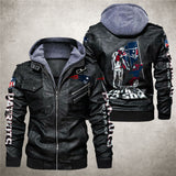 New England Patriots Leather Jacket From Father To Son