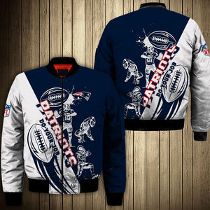 New England Patriots Winter Jacket Cartoon Athlete Ball Star