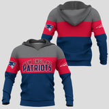 20% OFF New England Patriots Zip Up Hoodies Extreme Pullover Hoodie 3D