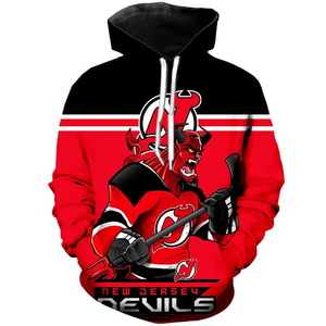 New Jersey Devils Hoodie Mascot 3D Printed