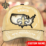 Lowest Price New Orleans Saints Baseball Caps Custom Name