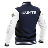 New Orleans Saints Baseball Jackets For Men