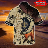 New Orleans Saints Hawaiian Shirt Customize Your Name