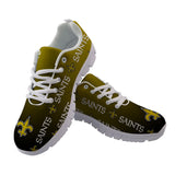 New Orleans Saints Sneakers Repeat Print Logo Low Top Shoes