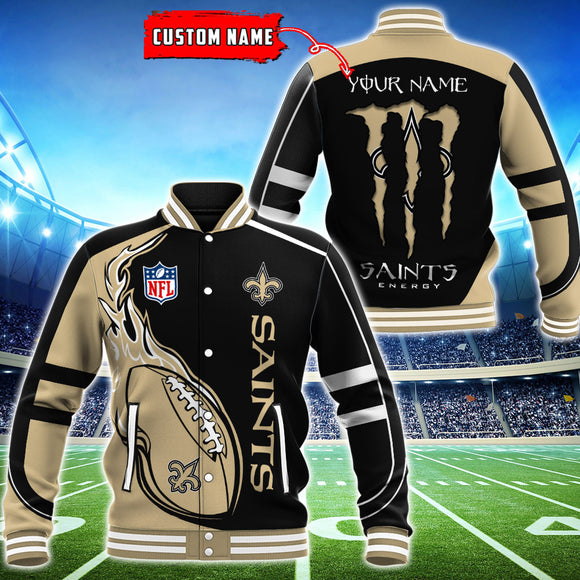 20% OFF Best New Orleans Saints Varsity Jackets Custom Name