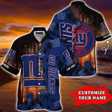 New York Giants Hawaiian Shirt Customize Your Name