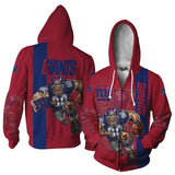 New York Giants Men's Hoodie Mascot 3D Ultra Cool