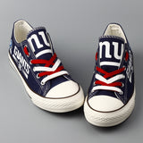 New York Giants Men's Shoes Low Top Canvas Shoes