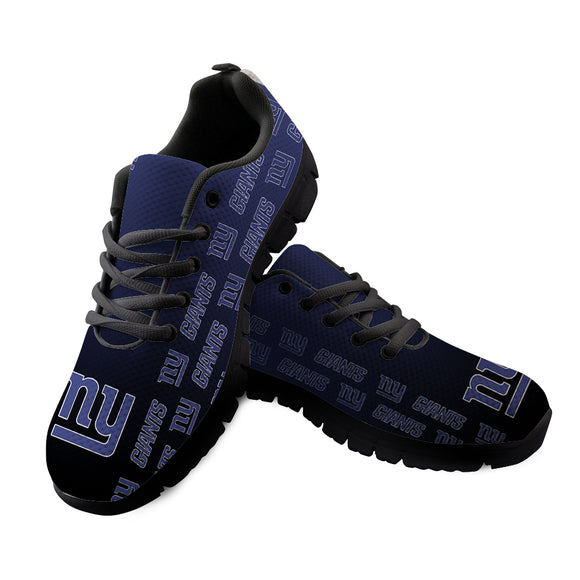 New York Giants Sneakers Repeat Print Logo Low Top Shoes