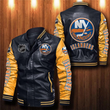 New York Islanders Leather Jacket