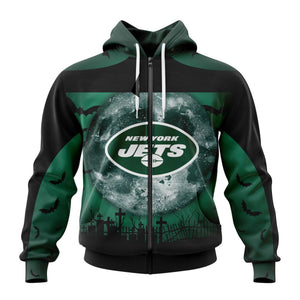 15% OFF Cheap New York Jets Hoodies Halloween Custom Name & Number