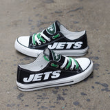 New York Jets Men's Shoes Low Top Canvas Shoes
