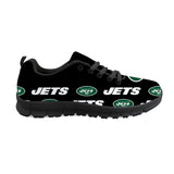 New York Jets Sneakers Repeat Print Logo Low Top Shoes