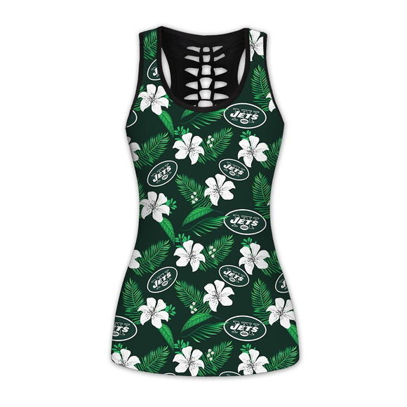New York Jets Tank Top Printed Floral