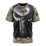 17% OFF Cheap New York Jets t-shirt Camo Custom Name & Number
