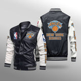 New York Knicks Leather Jacket