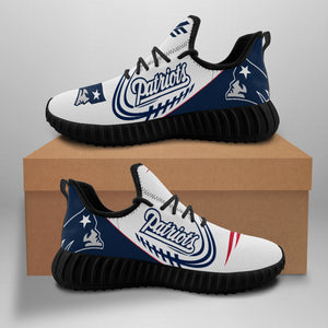 New England Patriots Sneakers Big Logo Yeezy Shoes