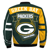 Newest Design 2019 NFL Jacket Custom Men's Green Bay Packers Jackets For Sale