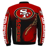 Newest Design 2019 NFL Bomber Jacket Custom San Francisco 49ers Jacket Cheap