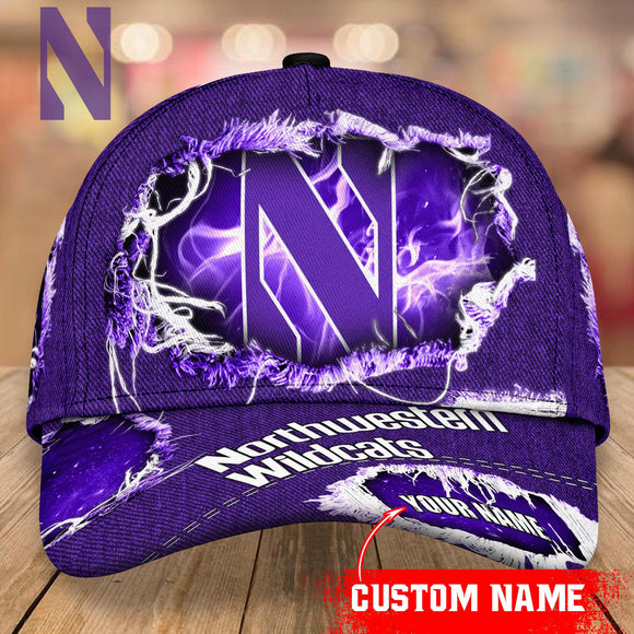 Lowest Price Northwestern Wildcats Baseball Caps Custom Name