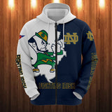 Notre Dame Fighting Irish Hoodies Mascot Printed