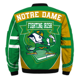 20% OFF Men's Notre Dame Fighting Irish Jacket 3D Printed Plus Size 4XL 5XL