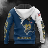 Buy Notre Dame Fighting Irish Skull Hoodies - Get 20% OFF Now