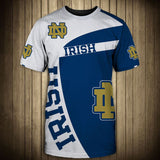 20% SALE OFF Notre Dame Fighting Irish T shirt Mens 3D