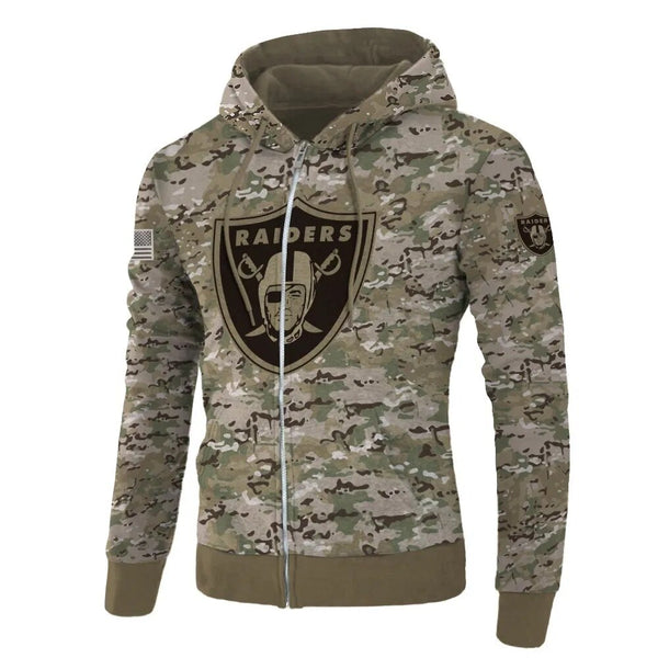 Arizona Cardinals Military Camouflage Pattern Hoodies 3D - Reallgraphics