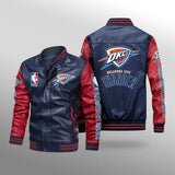 Oklahoma City Thunder Leather Jacket