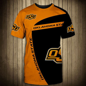 20% SALE OFF Oklahoma State Cowboys T shirt Mens 3D