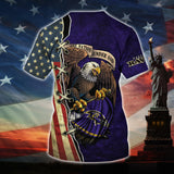 15% OFF One Nation Under God Baltimore Ravens Tee shirt