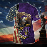 15% OFF One Nation Under God Minnesota Vikings Tee shirt