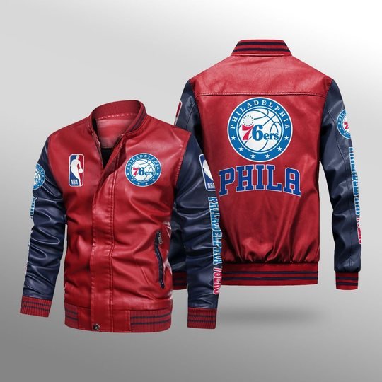 Philadelphia 76ers Leather Jacket