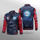 Philadelphia 76ers Leather Jacket