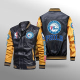 Philadelphia 76ers Leather Jacket