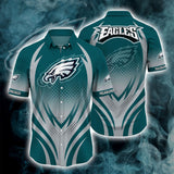 Philadelphia Eagles Button Down Shirt 3D Print H04FS